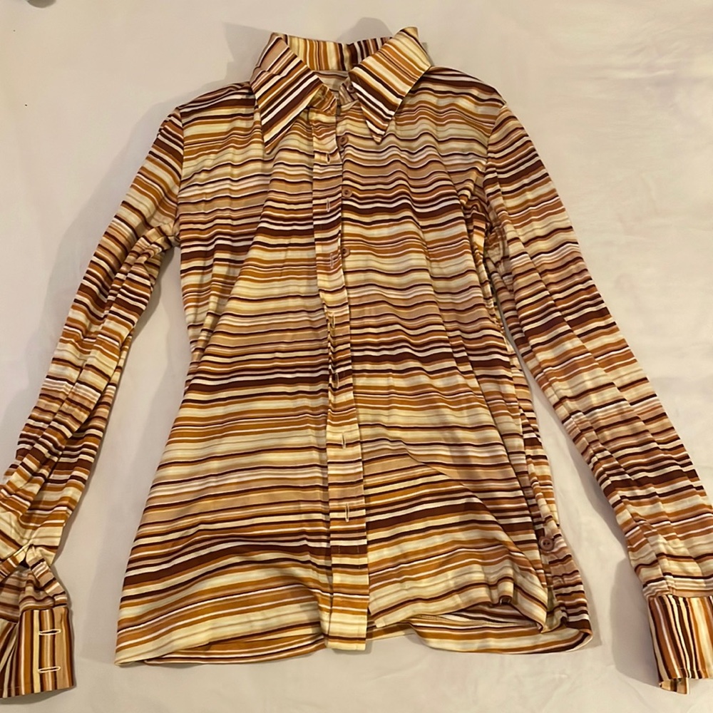 Cool striped 70s vintage shirt
